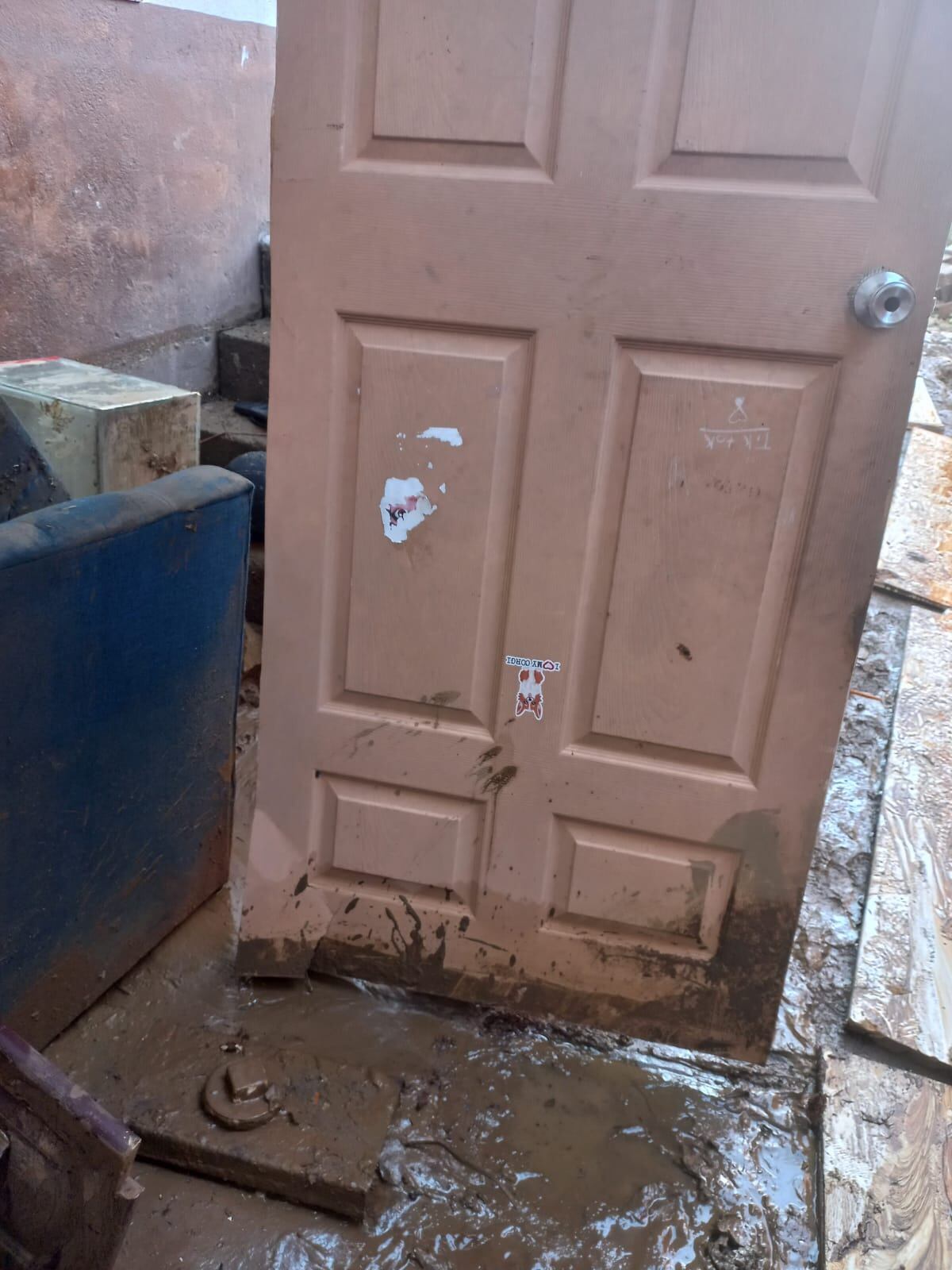 En el 2022 el río se metió a su casa.