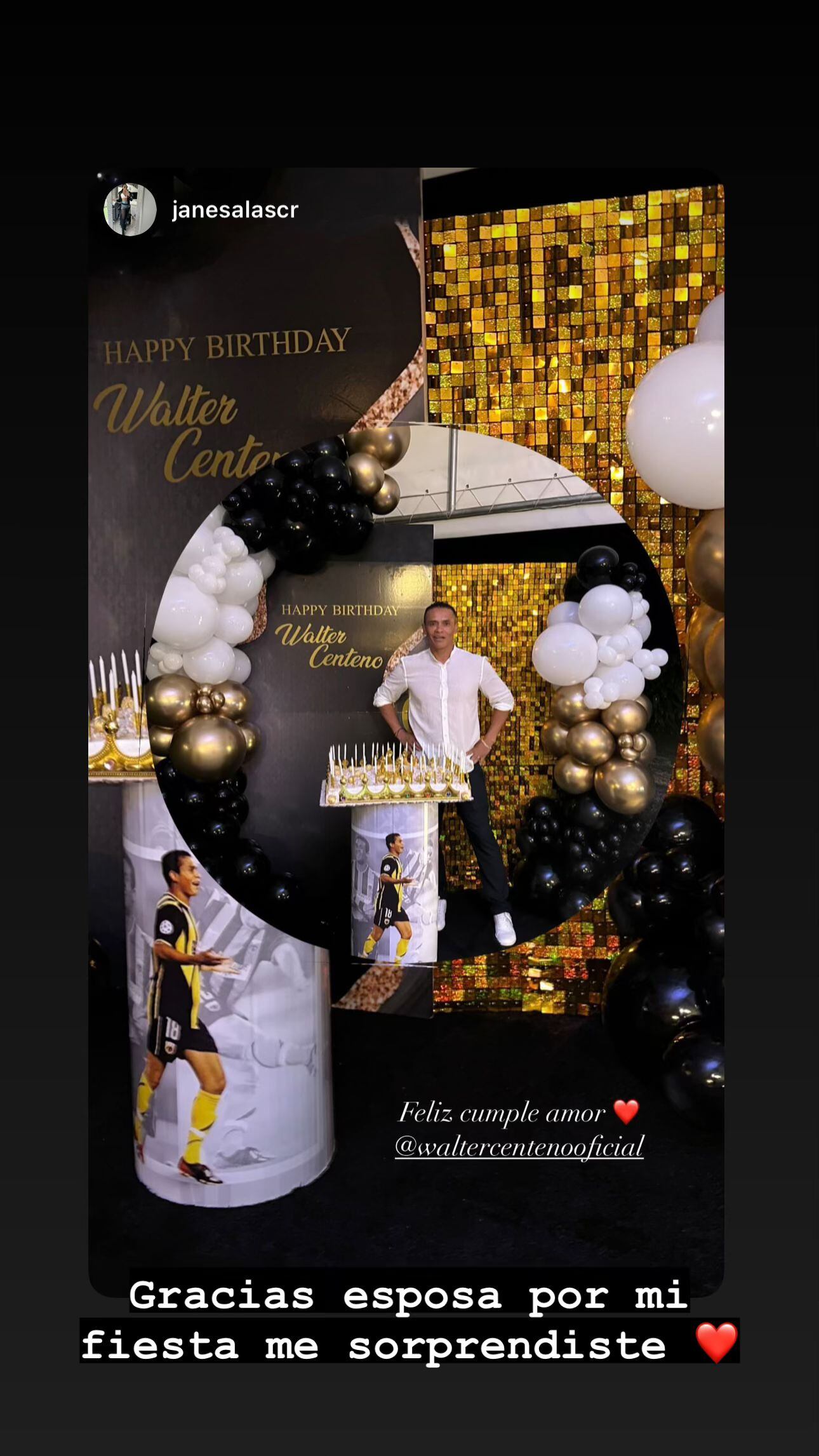 Wálter Centeno estuvo rodeado de amigos y familiares.