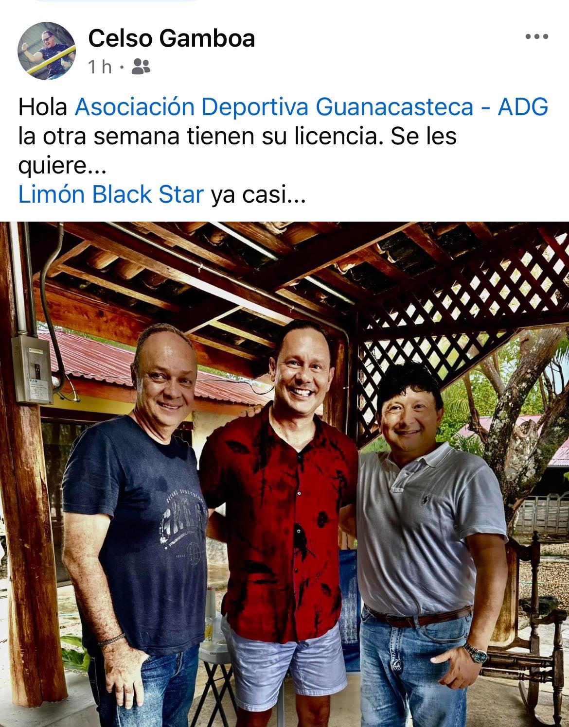 Celso Gamboa, Jorge Arias, Guanacasteca