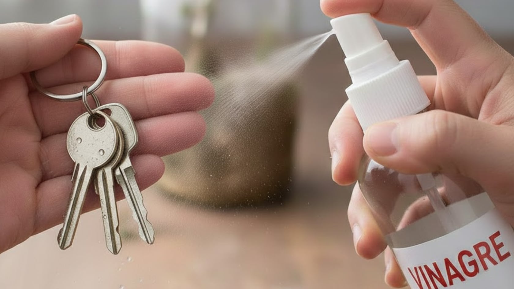 Un método casero con vinagre blanco permite limpiar y desinfectar las llaves de la casa sin químicos agresivos y con pasos sencillos.