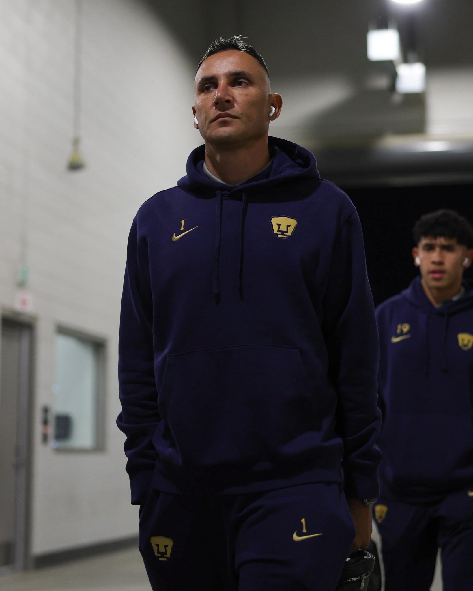 Keylor Navas se mostró muy serio luego de la derrota de Pumas.