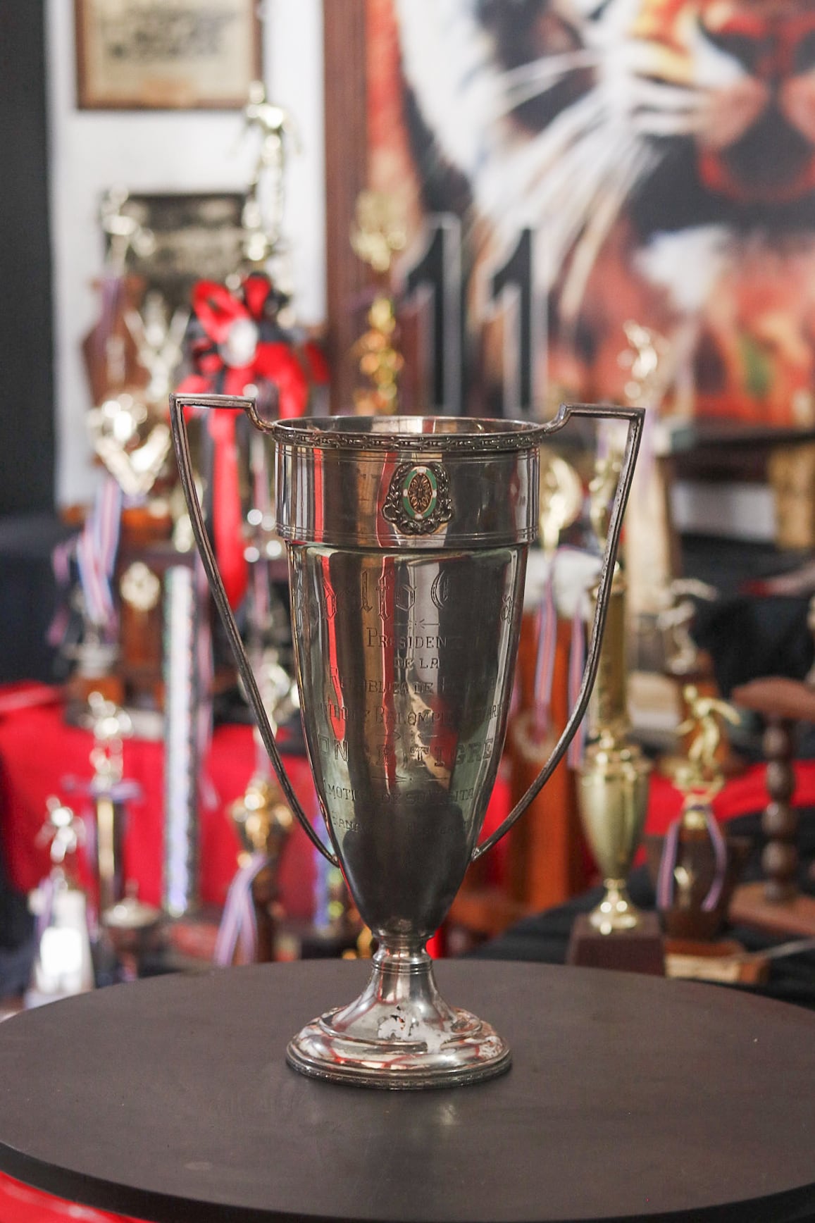 02/10/2024. Registro del espacio y retratos a participantes del equipo Once Tigres por el cumplimiento de los 100 años de creación del club. Cartago. Fotografía: Lilly Arce.