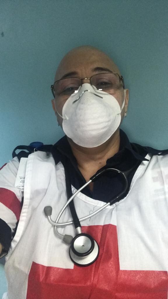 Cruzrojista venció al cáncer de mama. Foto Norma Salas.