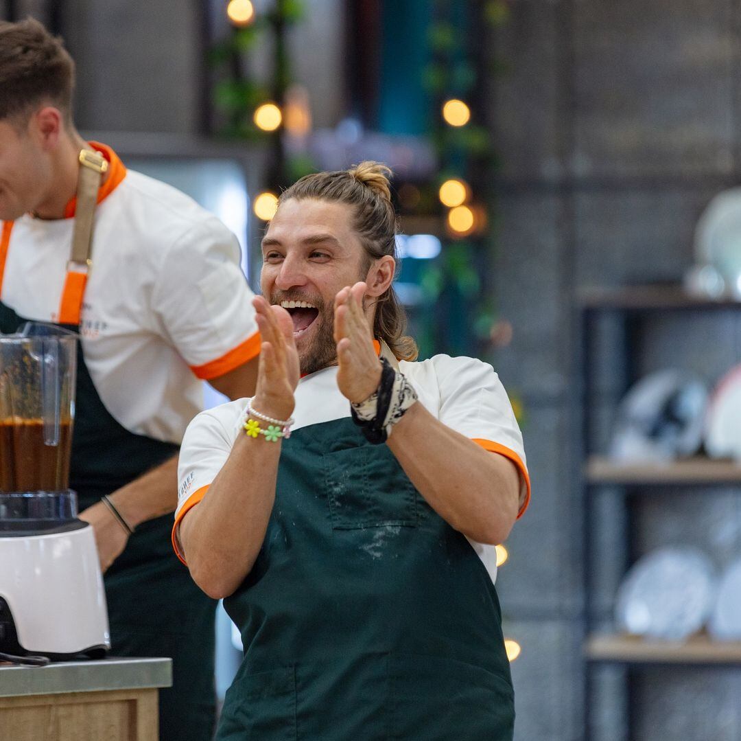 Gary Centeno, en el programa Top Chef VIP de Telemundo