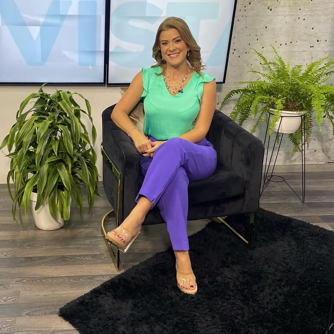 Periodista Fabiola Herra y sus hijas Lucía y Sofía.