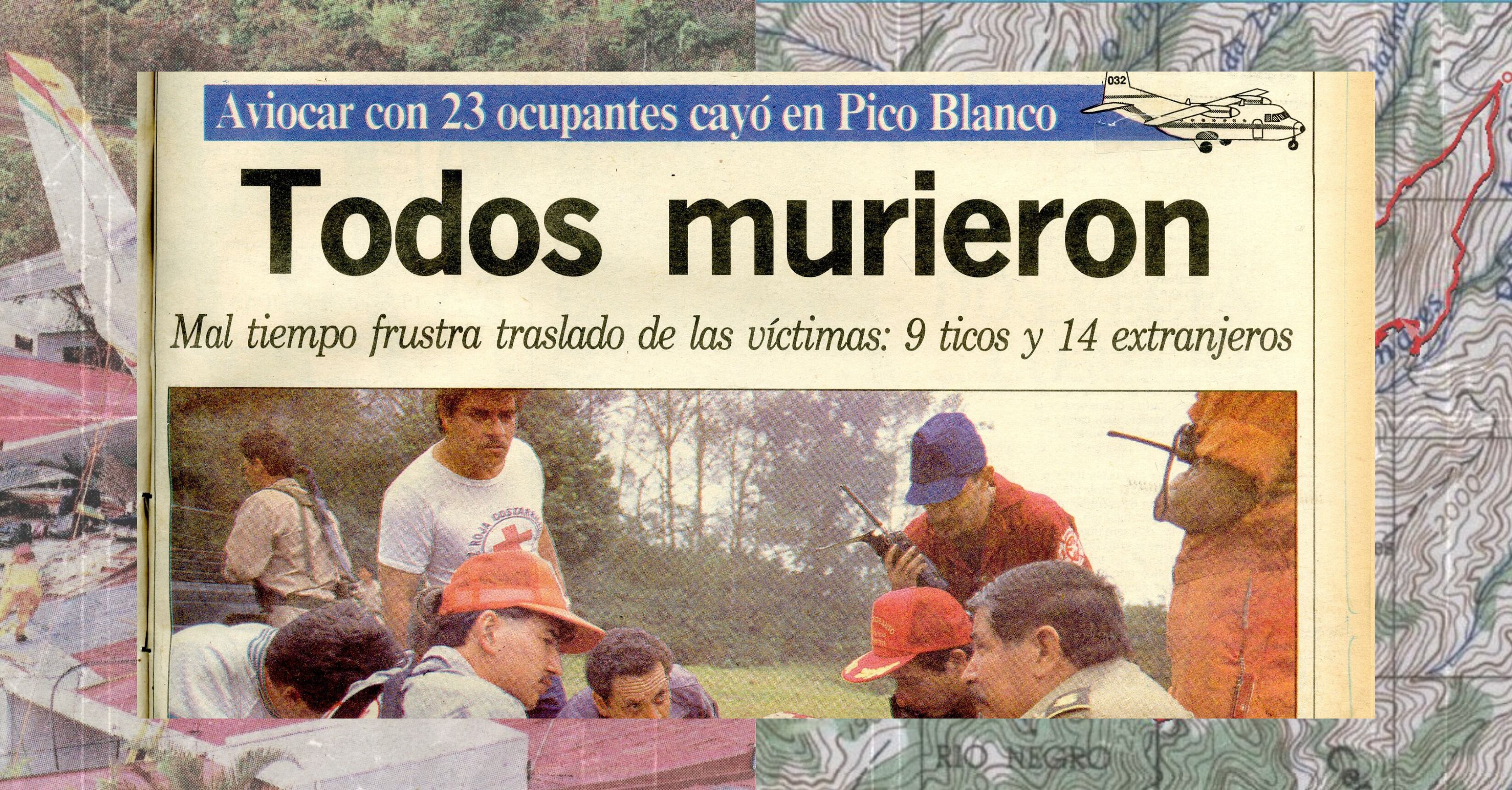 Mal tiempo pudo influir en el accidente aéreo más grave de Costa Rica, que cobró 23 vidas en enero de 1990.