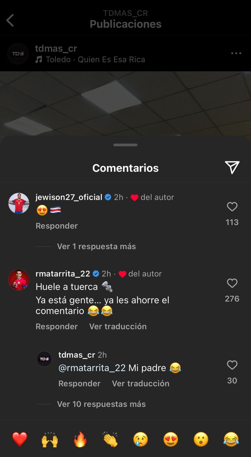 Así respondió Ronald Matarrita tras la publicación de TD Más.