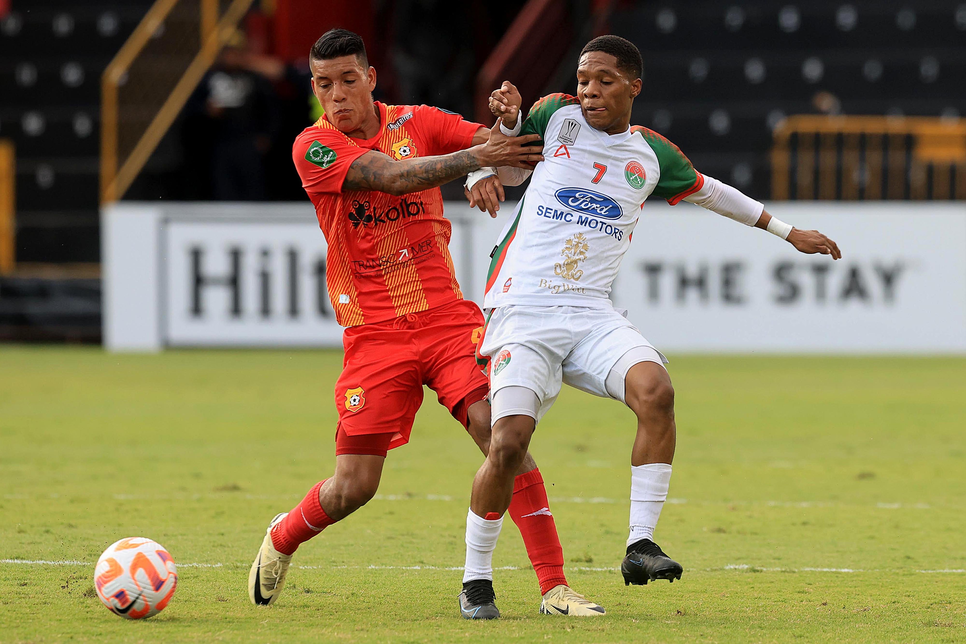 05/03/2024     Estadio Morera Soto, Alajuela. El Club Sport Herediano recibió al Robinhood de Surinam, en partido de octavos de final, Copa de Campeones de Concacaf. Foto: Rafael Pacheco Granados