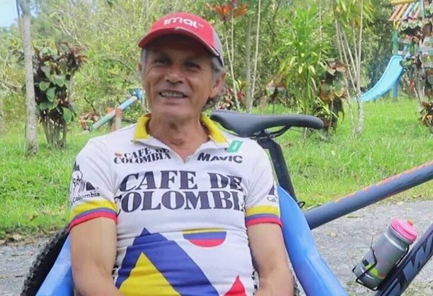 Samuel Cabrera, Samy, ciclista colombiano