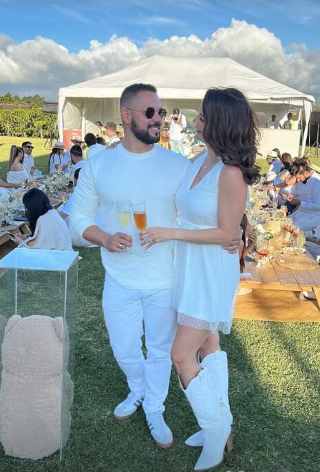 Marianela Valverde y su esposo Juan David Cardona