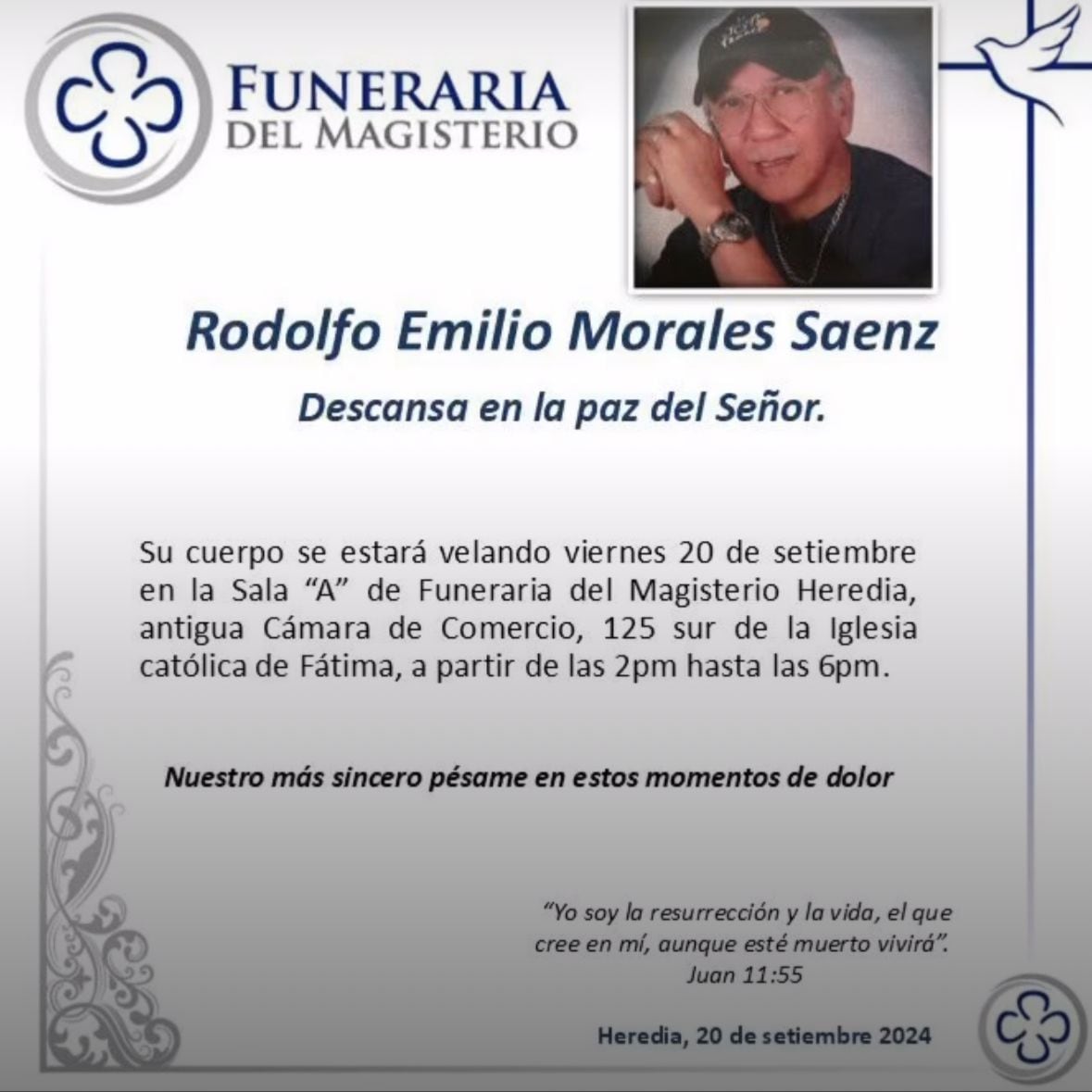 Rodolfo Emilio Morales: estos son los detalles del velorio del integrante del Grupo Gaviota