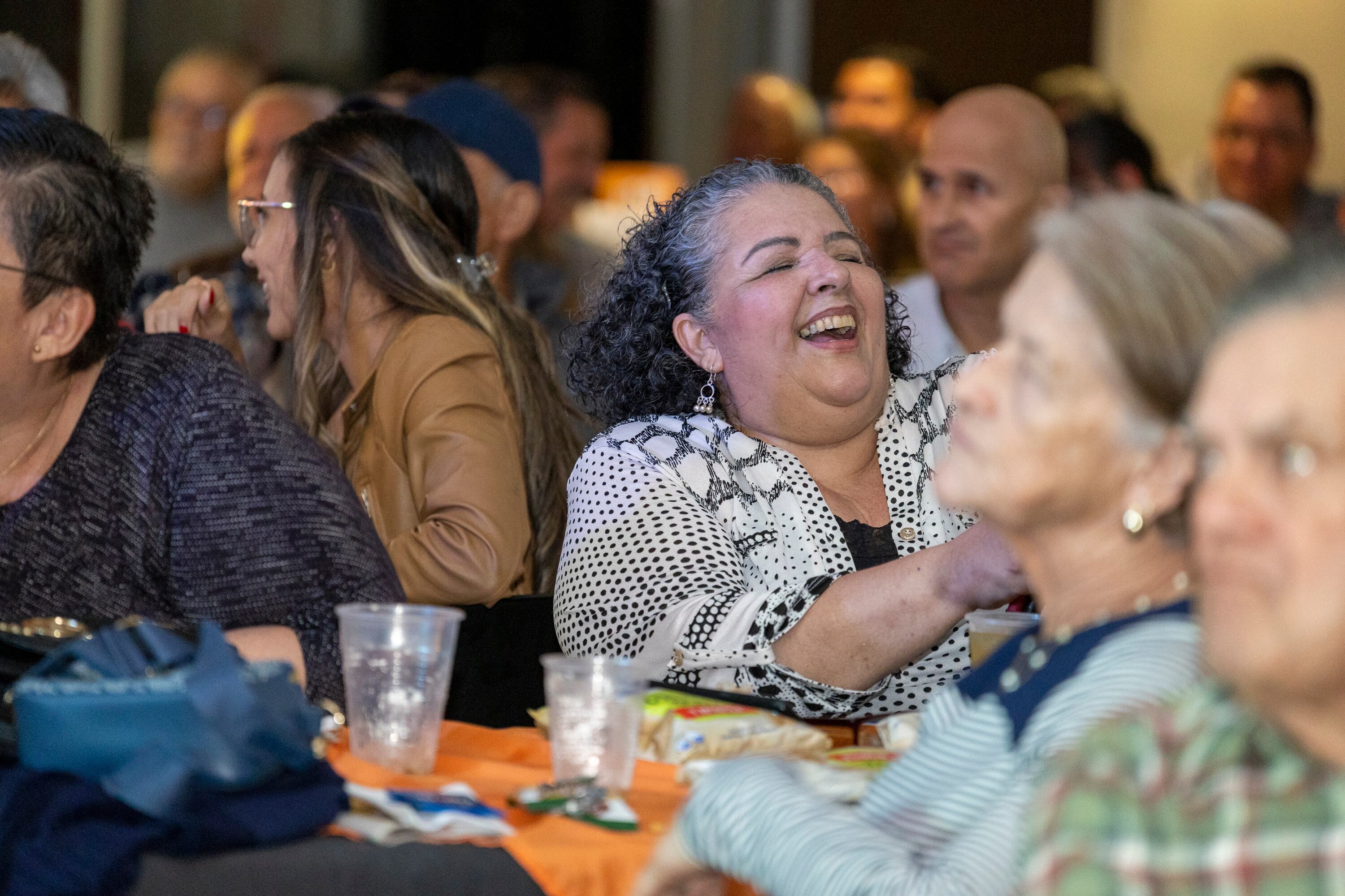 13/10/2024, San José, Grupo Nación, celebración del aniversario numero 18 del periódico La Teja, empleados y lectores reunidos para la celebración.