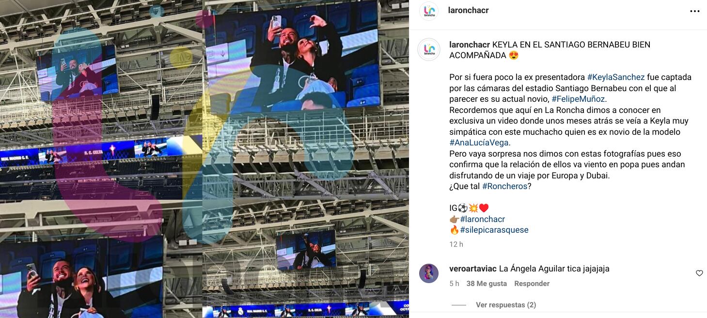 Keyla Sánchez, expresentadora de canal 7.