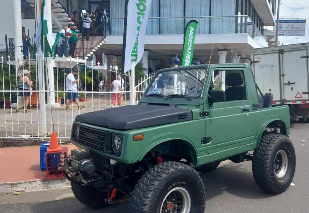 Suzuki Samurai del año 87, propiedad de Montserrat Ocampo y Luis Barrantes. Cortesía.
