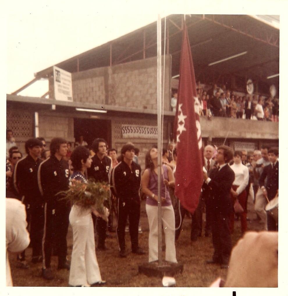 Isabel Ovares fue madrina del Deportivo Saprissa en los años 70. Cortesía.