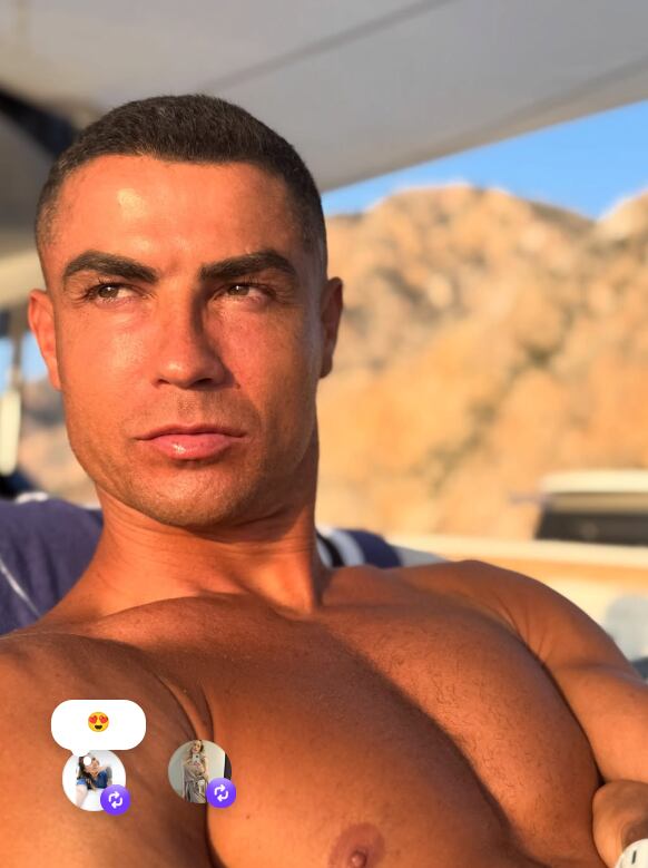 Cristiano Ronaldo sorprendió con esta foto y el modelo Greivin Morgan fue uno que le comentó.