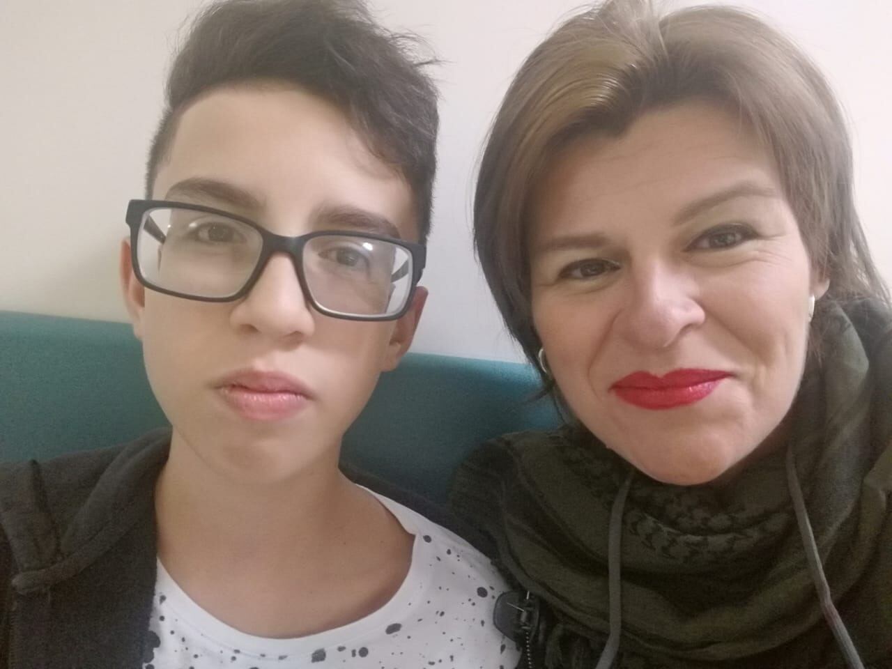 Deyton Hernández, joven que sobrevivió a atropello ocurrido en setiembre del 2018. Foto cortesía Alexandra Córdoba.