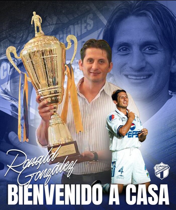 Ronald González como director técnico del primer equipo