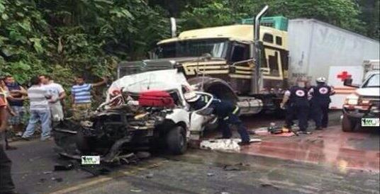 Gabriel Brenes Bermúdez, sobreviviente a choque en ruta 32. Foto cortesía.
