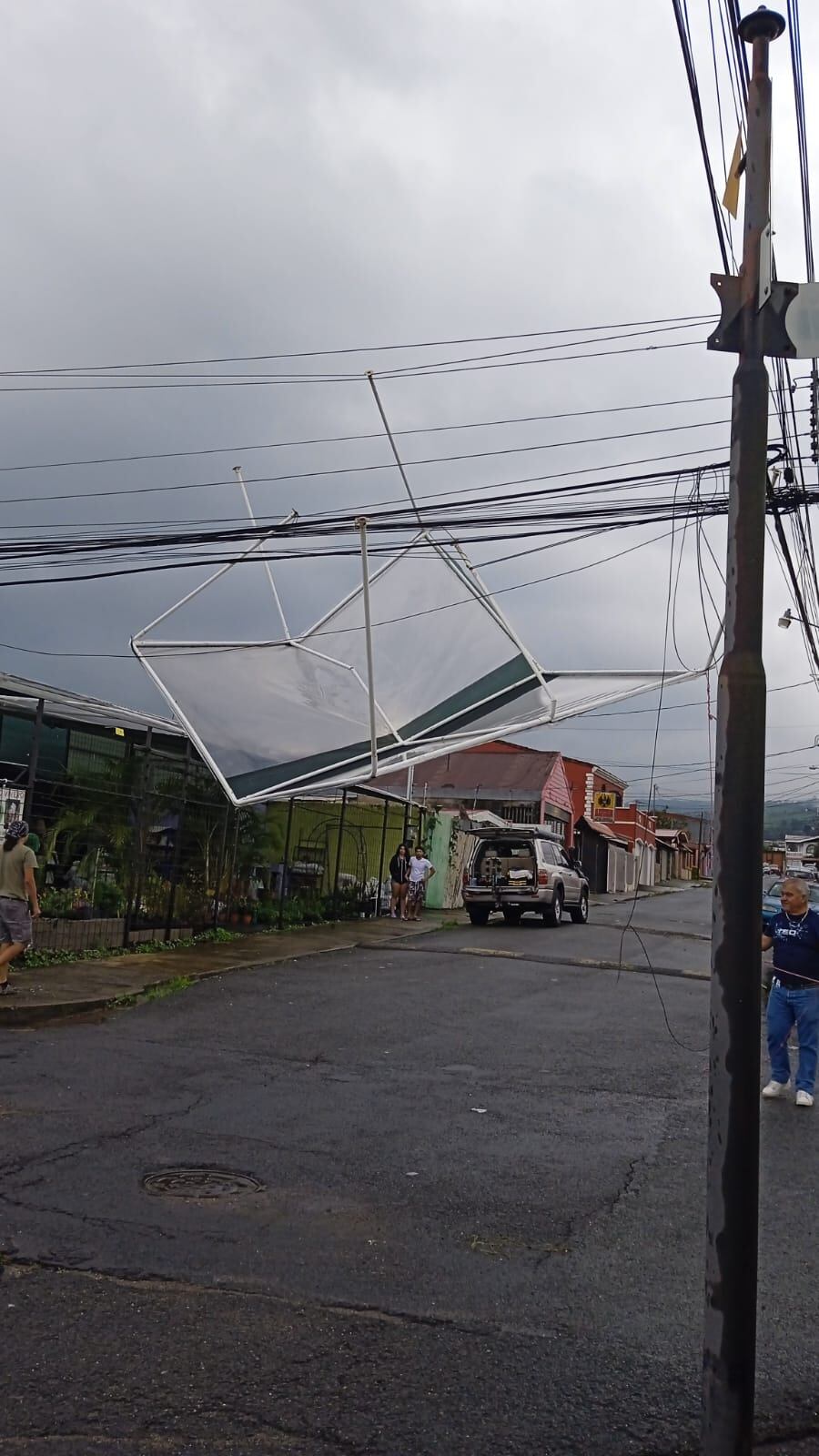 Emergencias por lluvias en Cartago. Foto cortesía.