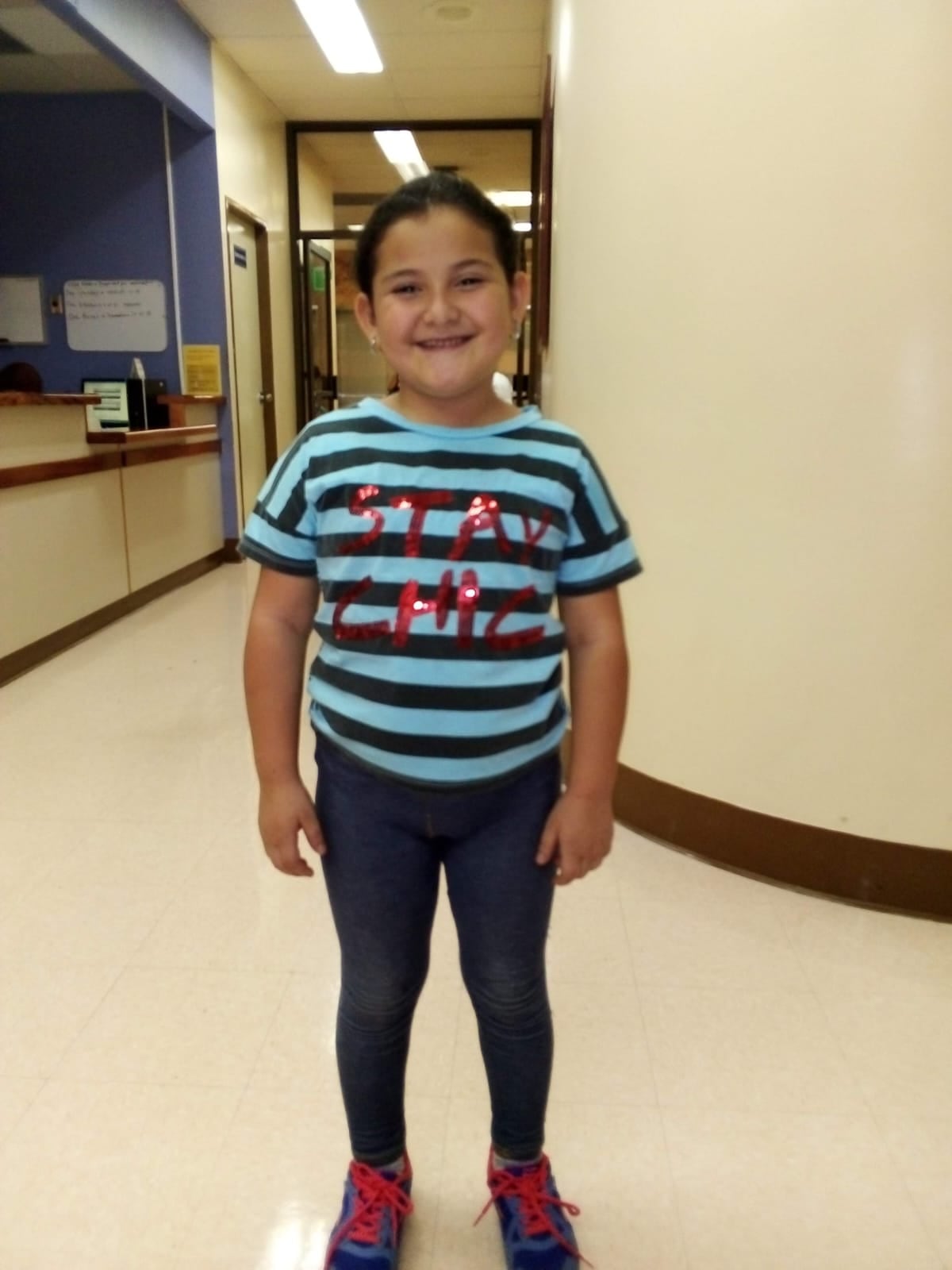 Mariángel Rodríguez Molina, una valiente niña de 13 años, quien iniciará este miércoles un nuevo curso lectivo en el Liceo de Santa Gertrudis Norte de Grecia, en medio de muchas oraciones para que su corazón resista ya que urge de una operación