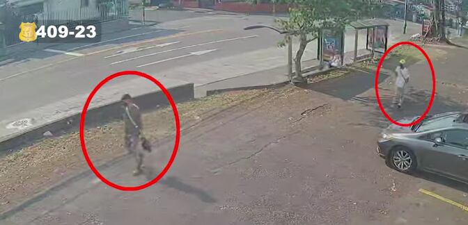 Los responsables de acabar con la vida de Luis Enrique Quesada Amador de 32 años quedaron grabados por varias cámaras de seguridad y son buscados por las autoridades judiciales.