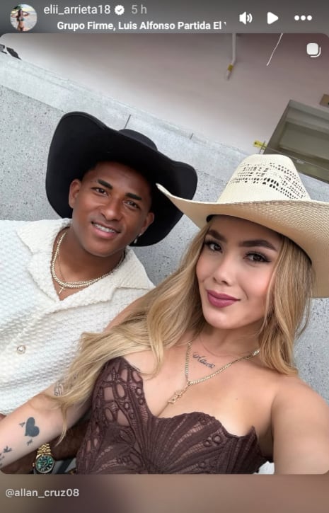 Allan Cruz y su esposa Elizabeth Arrieta