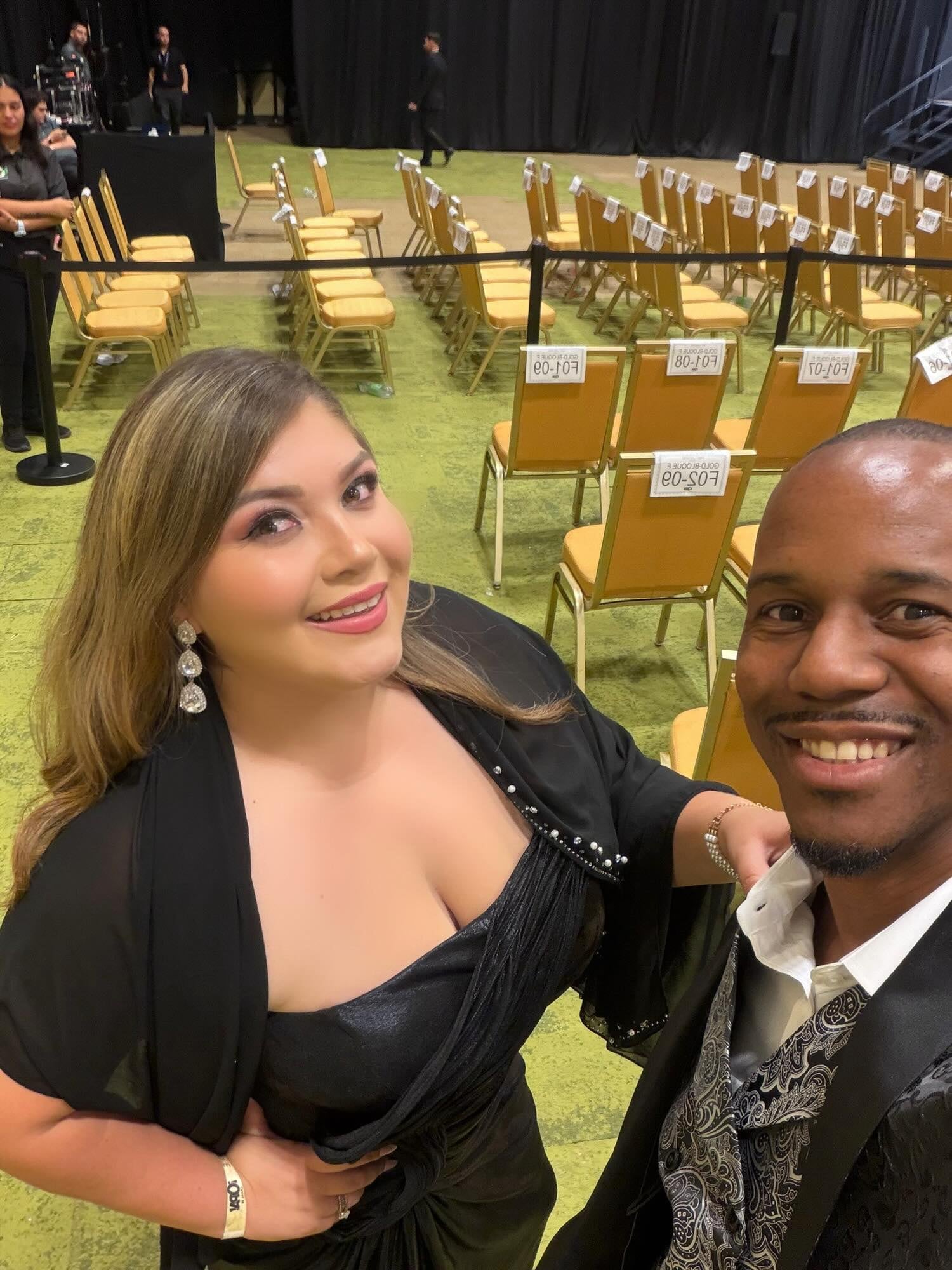 Kimberly Brenes y Rudy Dawson.