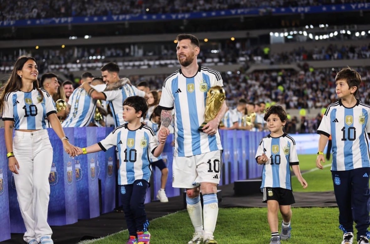 Antonela Roccuzzo y sus hijos han vivido cosas que jamás olvidarán junto a Lionel Messi.