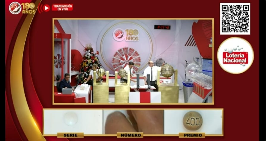 Toma de la lotería nacional