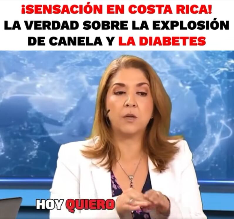 Video falso sobre receta que supuestamente quita diabetes