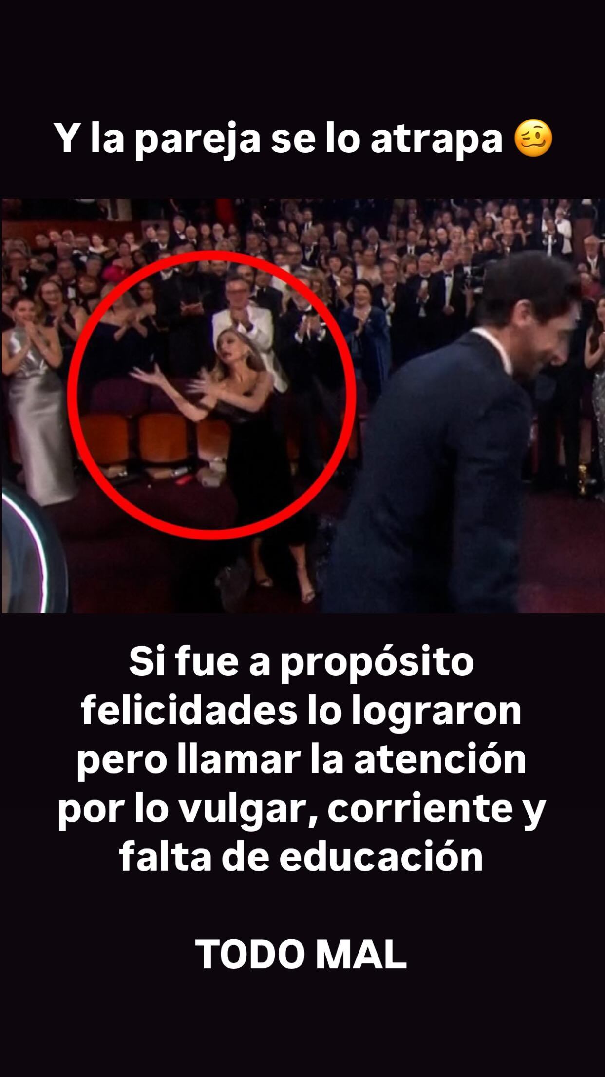 La experta en etiqueta y protocolo, Christy Marín, no se anduvo por las ramas y le dio con todo a los premios Óscar celebrados el domingo, una gala que, aseguró, nunca más en su vida volverá a ver.