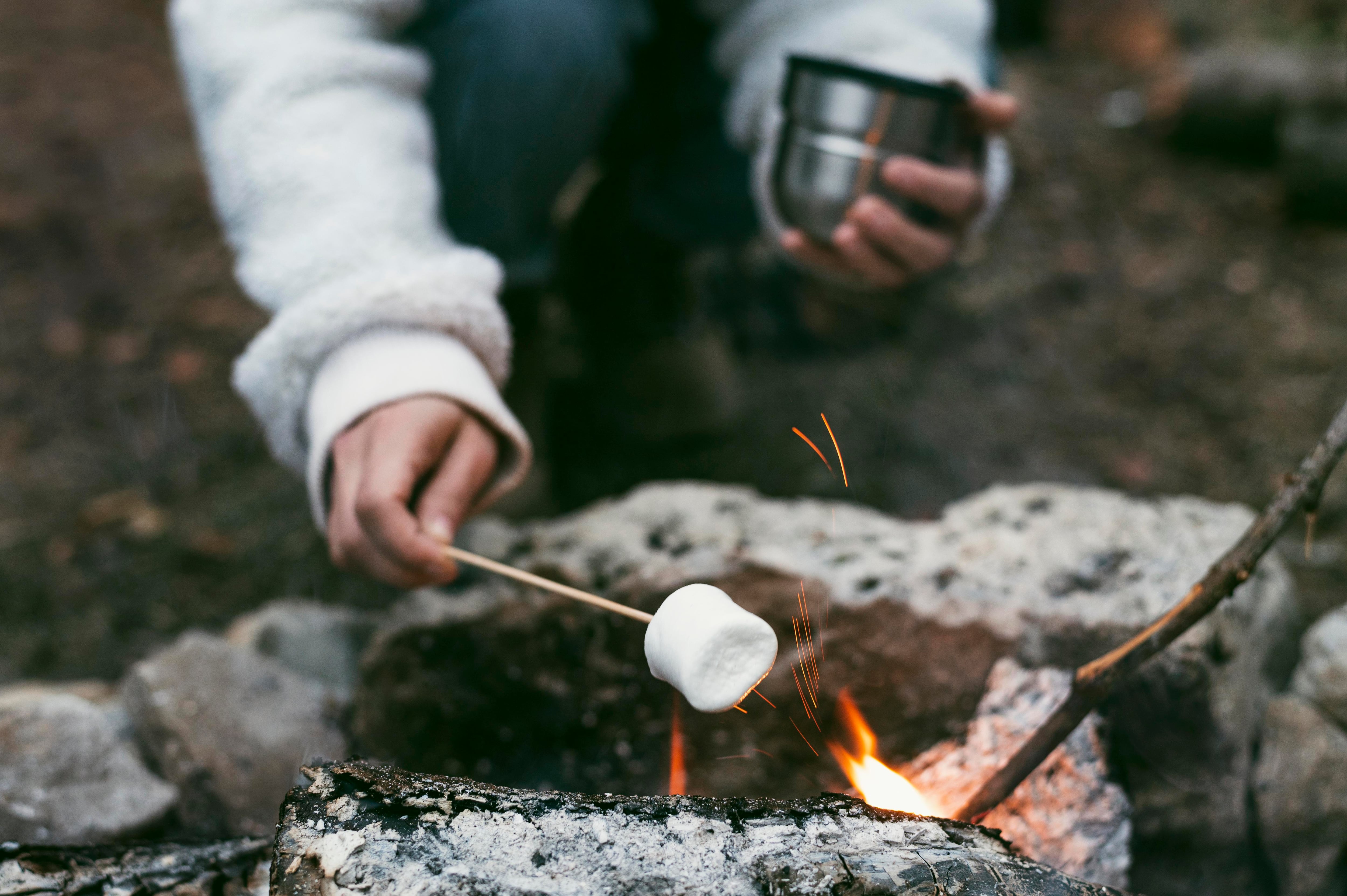 Podrá disfrutar de una fogata, música en vivo vino o chocolate caliente y pincho con malvaviscos. Foto: Freepik