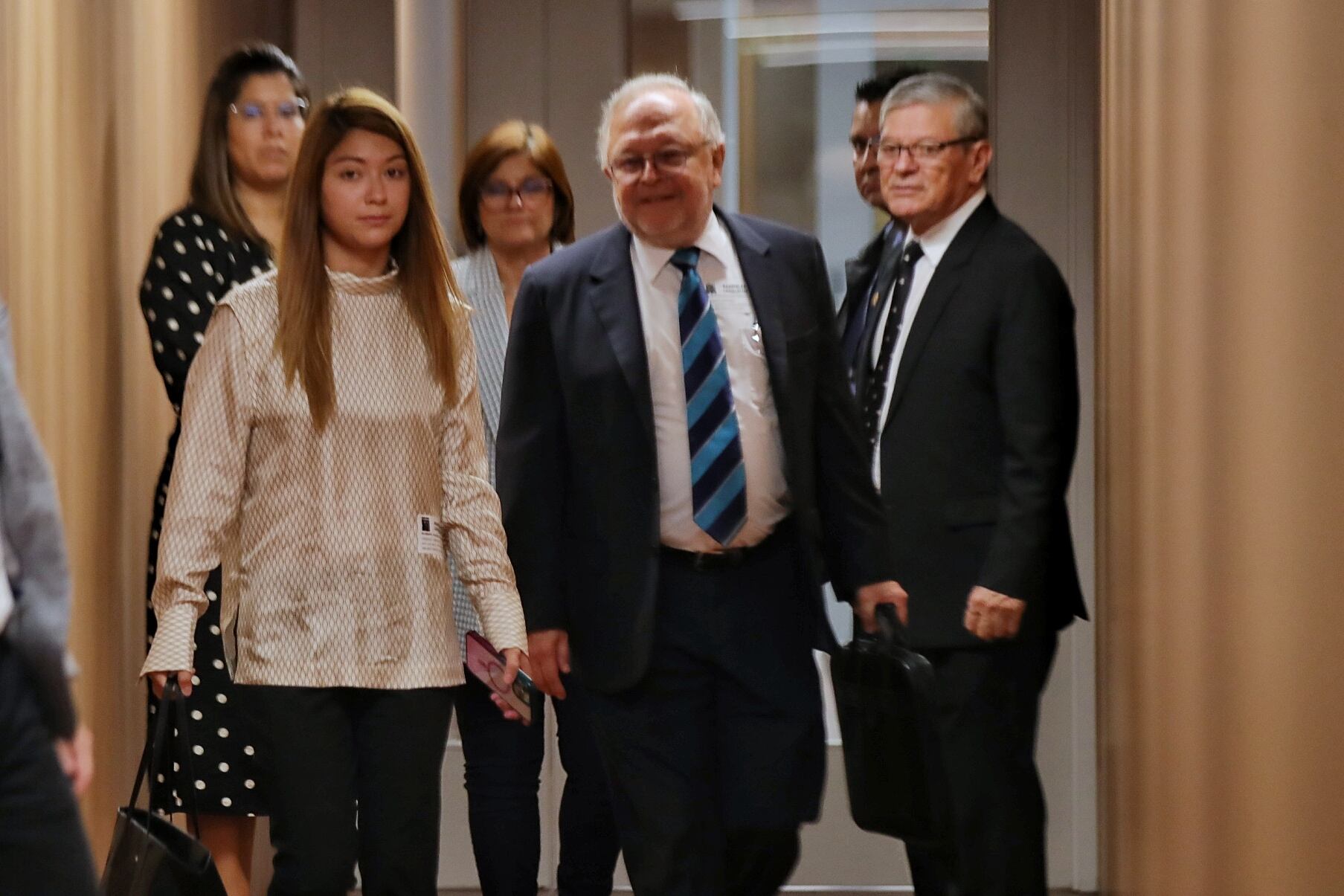 11/10/2023/ Falta de Cuorum impide audiencia de Sofia Aguero, figura clave de estructura paralela de financiamiento de Rodrigo Chavez / foto John Durán