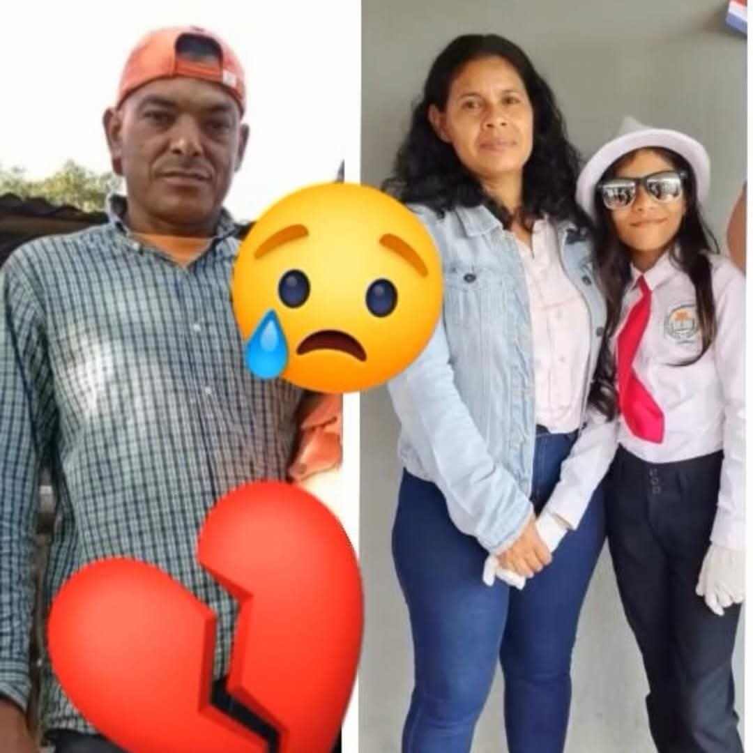 Eddy Miranda, junto a su esposa Karla Romero y la hija de ellos Edith Miranda Romero, la familia falleció sepultada por un deslizamiento en Piedades Sur de San Ramón, Alajuela. Foto: Marielos Mora para La Teja