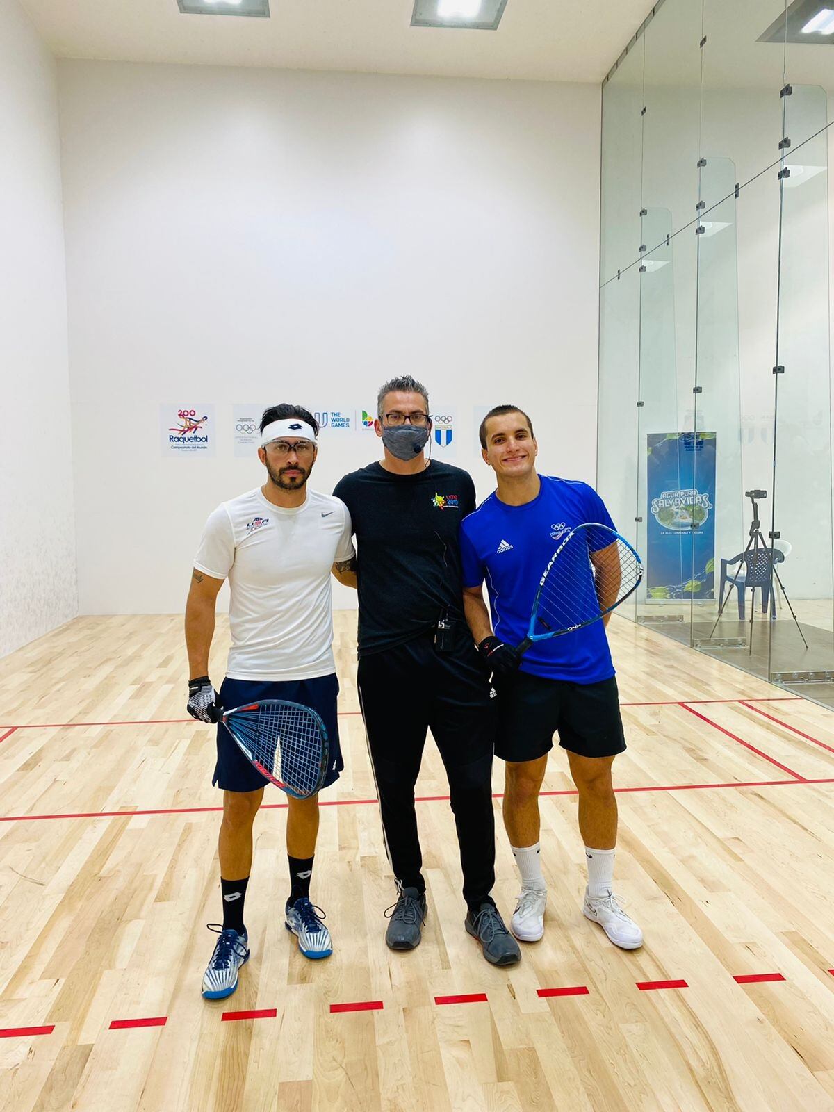 Andrés Acuña, tico subcampeón del mundo en raquetbol. Cortesía.