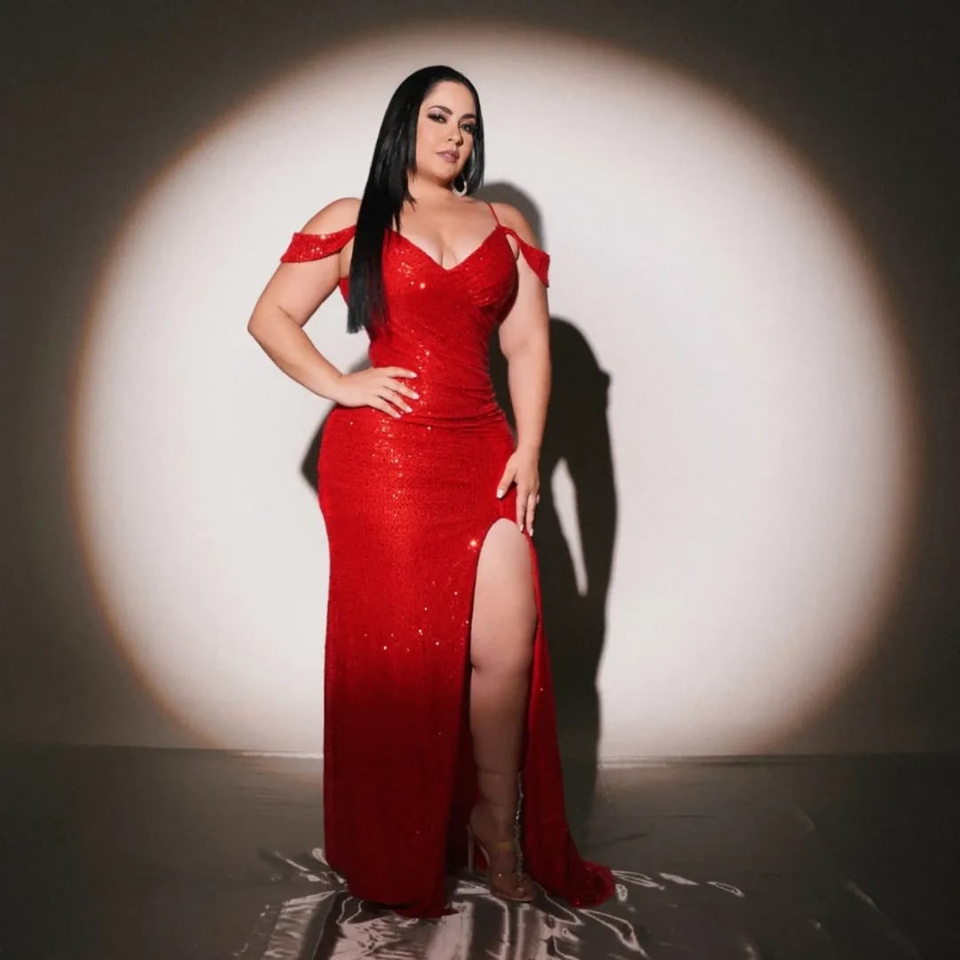 Ángeles Morales, modelo talla plus y exparticipante de Miss Universe Costa Rica 2024.