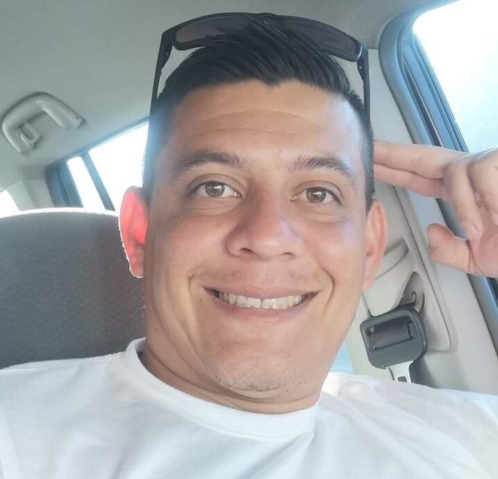 Gerardo Vargas, taxista apuñalado por asaltante en Parrita. Foto cortesía Gerardo Vargas.