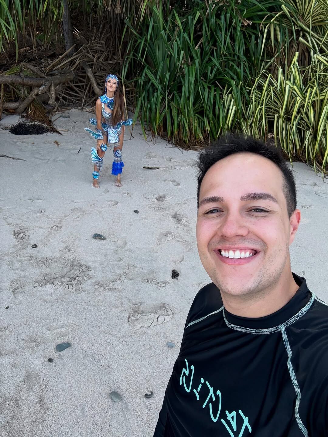 Rafael Pérez Zárate y su novia Mahyla Roth Benavides