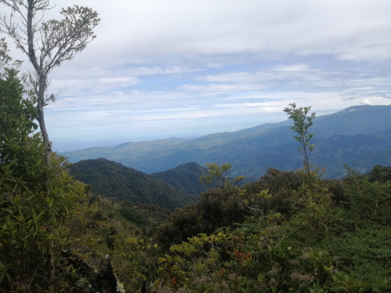 La vista de las cordilleras fue una de las cosas que más le impactó a Henry. Foto: Cortesía.