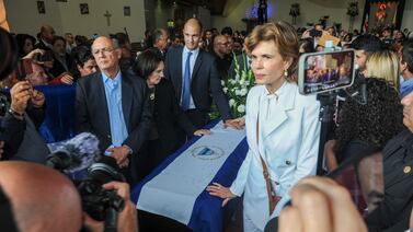 Así fue la despedida de Violeta Barrios de Chamorro, expresidenta de Nicaragua