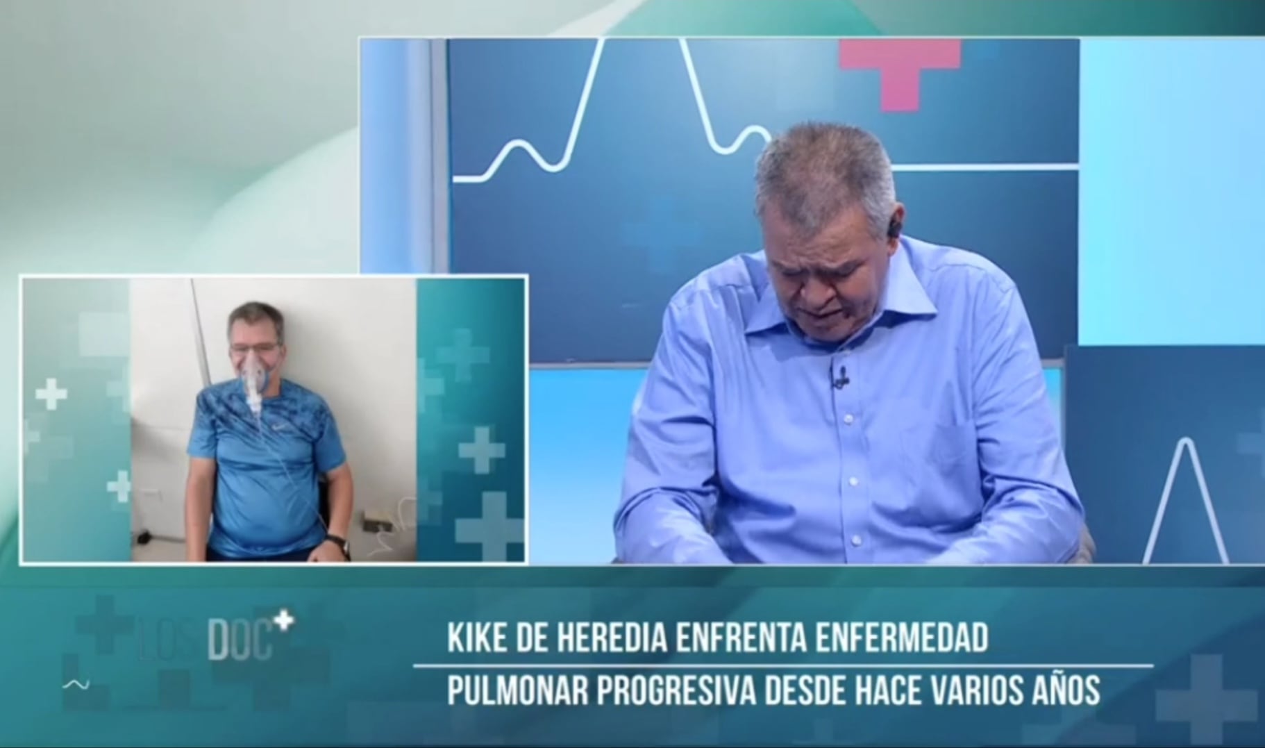 Kike de Heredia estuvo de invitado en el programa Los Doctores de Teletica junto a la periodista Susana Peña.