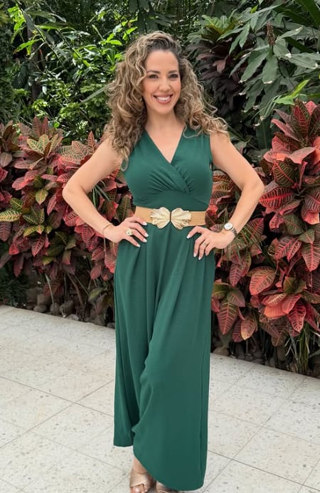 Lussania Víquez, locutora y presentadora de televisión.