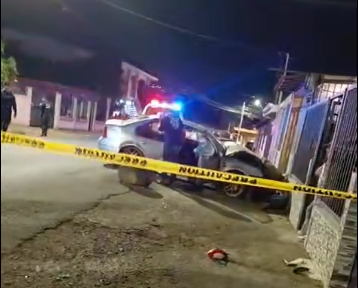 El fatal choque ocurrió en Quebradilla de Cartago. Foto Sucesos Costa Rica.