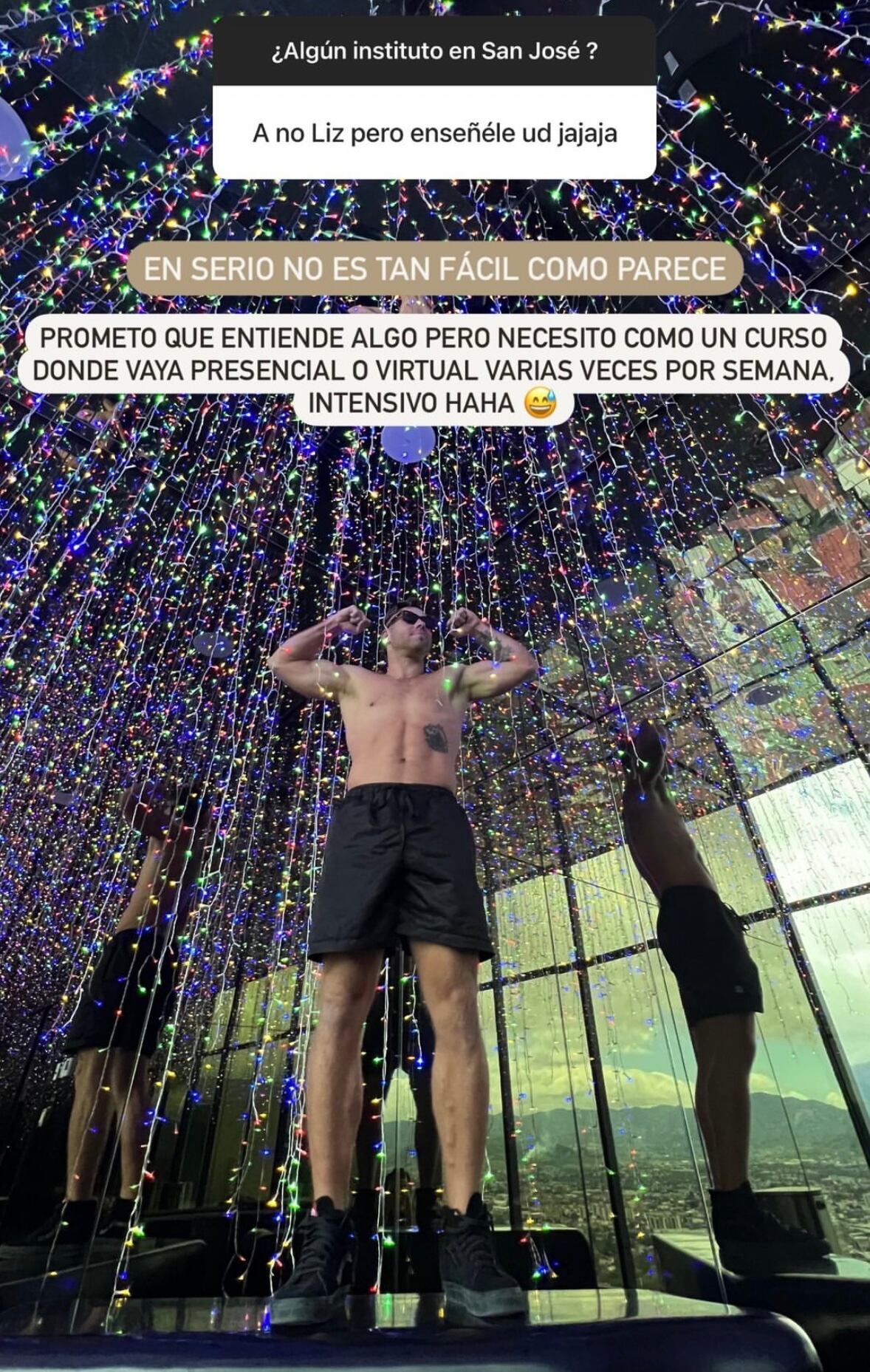 Lisbeth Valverde y su novio estadounidense