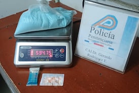 Policía Penitenciaria decomisa bolsa de jabón en polvo que ocultaba más de un kilo de cocaína