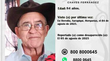 ¡Desesperación en Sarapiquí! Abuelo de 84 años desaparece tras salir a caminar por su finca
