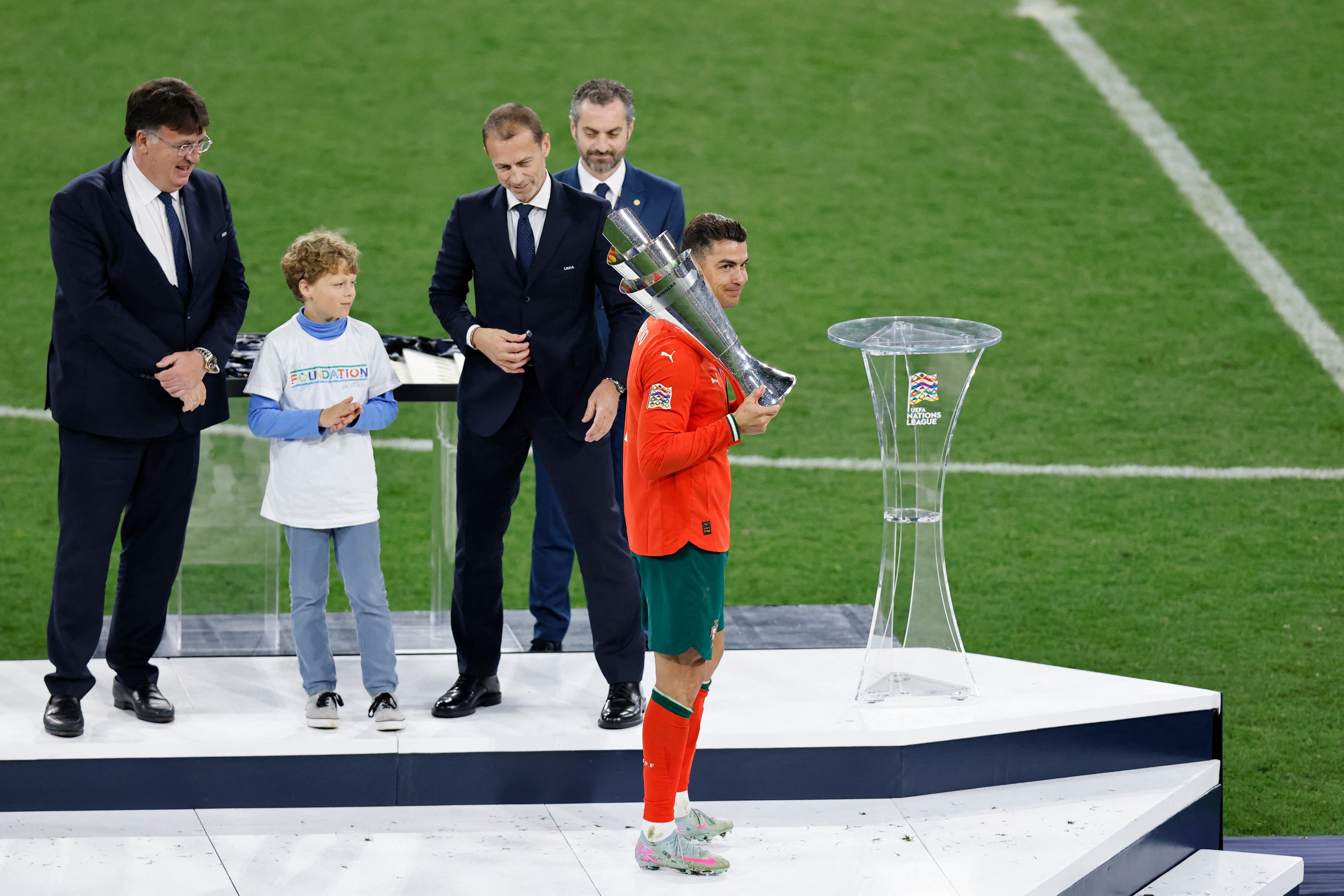 El Bicho marcó su primer gol en una final con Portugal
