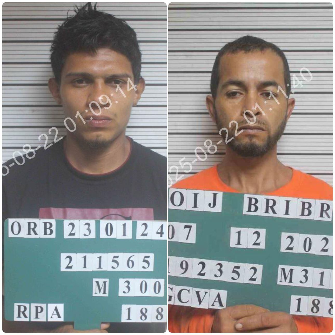 Adimas Gabriel Rojas Ponce (izquierda) y Vladimir Antonio Gutiérrez Contreras, fueron condenados a 35 años de prisión por el asesinato de la joven indígena Viviana Rocío Delgado Ortíz.