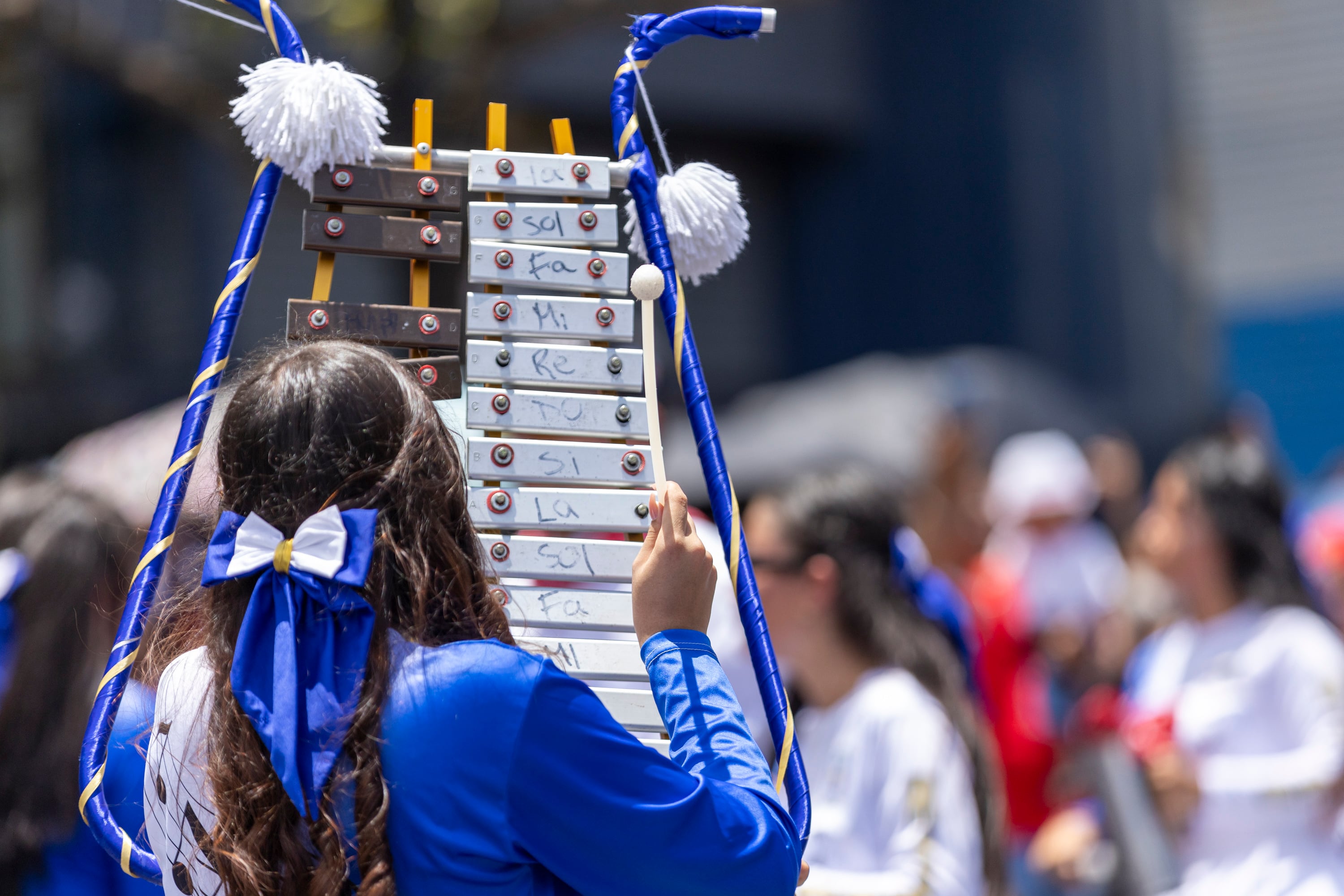 15/09/2024, San José, Paruqe Nacional y Avenida Segunda, celebración del acto cívico de los 203 años de independencia y el desfile de las bandas de las escuelas y colegios de San José, en el acto cívico estuvo el presidente de la república Rodrigo Chaves junto a la primera dama Signe Zeikate, y el alcalde de San José, Luis Diego Miranda, tambien ministros y diputados junto a varios diplomaticos.